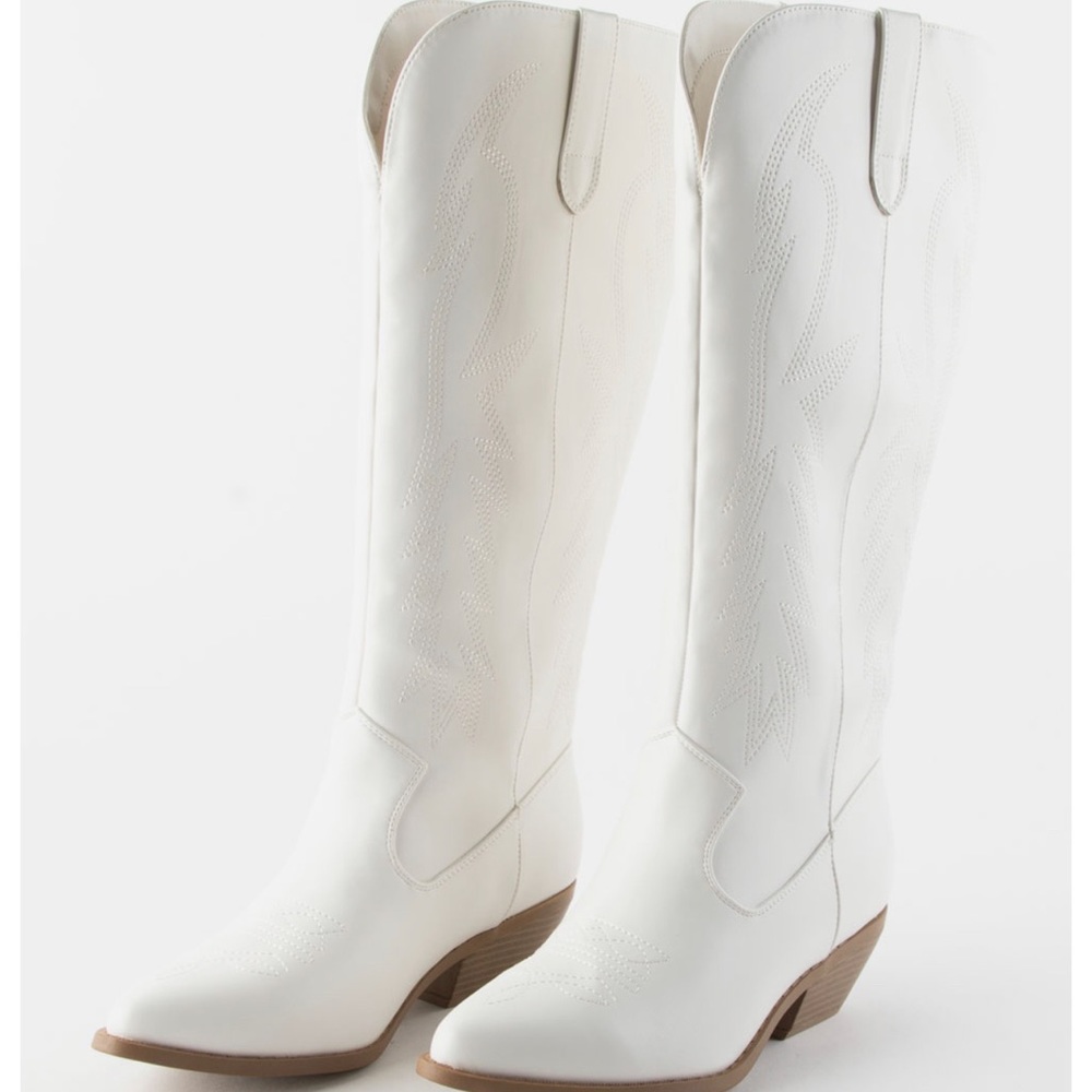 White Cowboy Boots